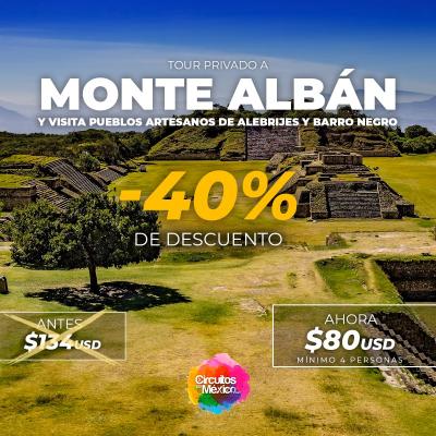 Tour Privado a Monte Albán y visita pueblos Artesanos de Alebrijes y Barro Negro - Mínimo 4 pasajeros